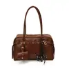 Bolsa de ombro retrô de grande capacidade para mulheres, nova coleção de outono 2026, bolsa de ombro, bolsa tote, bolsa para o dia a dia, bolsa estilo Boston acolchoada