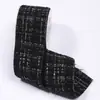 Cinta de felpa a cuadros estilo pequeño fragante de seda dorada y plateada DIY moño accesorios para el cabello ropa ropa bolsos zapatos y sombreros decoración