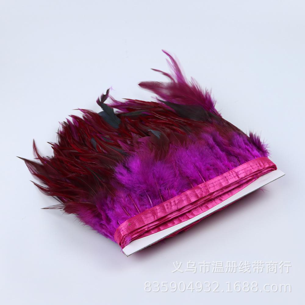 3 rose rooster saddle feather