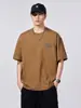 Ropa para Hombre Fengshe / Camiseta de Manga Corta Nueva de Verano 2026 para Hombre, Camiseta Versátil de Moda, Top Camiseta Casual de Peso Pesado
