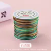 No. 72 Hilo de Cuerda de Jade y Hilo de Jade para Tejer, Pulsera de Cuerda Trenzada Hecha a Mano para DIY, Hilo de Cuerda Trenzada de Tienda de Oro, Venta Directa del Fabricante