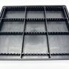 Bandeja antiestática de atacado de fábrica Bandeja de volume de negócios de PCB bandeja de armazenamento de componentes eletrônicos caixa quadrada condutora eletrônica