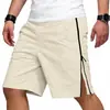 Venta al por mayor transfronteriza de pantalones cortos de baloncesto casuales de estilo americano para hombre, de verano, holgados, con cremallera lateral, Hip-Hop, deportivos