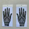 Tatuagem Temporária Pintada à Mão Molde Ferramenta Jato de Tinta Henna Indiana Recorte Tatuagem Suco Herbal Tatuagem Semi-Permanente