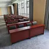 Mesa de conferência, mesa de treinamento, mesa retangular longa, mesa de madeira maciça com duas pernas, mesa de auditório, conjuntos de mesas e cadeiras grandes e pequenos