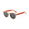 Gafas de Sol de Bloques de Color de Moda para Niños y Niñas Gafas de Sol Infantiles Estilo Retro Hong Kong Gafas Avanzadas Gafas de Sol Resistentes a los Rayos UV