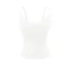Camisola con Adorno de Encaje para Mujer, Estilo Vintage de Puro Deseo, Sexy con Copas, Corte Ajustado, Cintura Alta, Longitud Corta, Top de Color Sólido