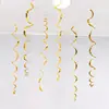 Pendente Espiral de PVC para Decoração de Feriado, Aniversário e Natal Guirlanda Arranjo para Janela, Corredor, Teto Decoração Atacado