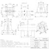 Interruptor de toque TS-H003 6*6*7.2A 6 pinos patch conector iluminado de sete cores chave SMT patch plano