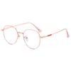 Gafas de lectura de marca BJYX, marco completo, caja de negocios, ultraligeras, ultratransparentes, de color sólido, de metal, de alta calidad, anti luz azul, espejo plano