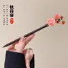 Pasador de Borlas Estilo Antiguo para Mujer, Pasador Floral de Alta Gama, Pasador de Estilo Chino de Nicho, Accesorio para el Cabello Hanfu Cheongsam