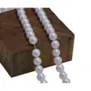 Fio de Algodão Pérola de Água Doce Natural Imitação Dupla Face Pérola Clara Acessórios para Joias DIY Contas Soltas de Alto Brilho Fabricante de Miçangas Lote