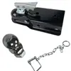 Conector de capa de reboque tampa da cabeça da bola de reboque tampa de cobertura acessórios de modificação de RV iate pino anti-perda