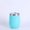 Amazon Taza de Huevo de 12 oz Acero Inoxidable 304 Copa Roja en Forma de U Taza de Huevo Taza Termo Aislada Regalo de Negocios