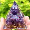 Adornos de Bola de Cristal Natural Piramidales de Venta Caliente Transfronteriza, Artesanías y Decoraciones para el Hogar
