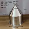 Funil de Aço Inoxidável 304 Extra Espesso Máquina de Enchimento de Cilindro para Líquidos e Massas Alimentícias