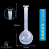 Botella de Plástico de Capacidad 1000ml Tapa Roja PP Botella de Laboratorio de Capacidad Fija Botella Oscilante Botella Dispensadora de Líquidos