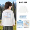 Camiseta de Manga Larga Rayada para Niños Camiseta Básica de Otoño Ropa Infantil Nuevas Camisetas de Otoño y Primavera