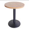 Juego de Mesa y Sillas para Pastelería, Cafetería, Snack Bar de Hamburguesas, Sofá tipo Cabina Estilo Fresco, Muebles de Comedor, Mesa Redonda para Uso Comercial