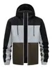 Chaqueta con capucha cortavientos nueva para hombre Otoño/Invierno 2026, Abrigo de moda versátil con cuello alto, Sudadera con capucha de cuello alto simple para hombre