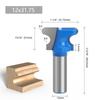 6/6.35/12/12.7mm Cortador de Uñas de Doble Curva Cuchillo de Cajón Tirador de Puerta de Gabinete Cuchillo Fresa para Madera Máquina de Recorte