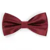 Pajarita Puntiaguda para Hombre Formal Estilo Coreano Puntiaguda Doble Capa Novio Boda Vino Tinto Pajarita Negra para Mujer