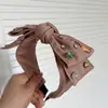 Diadema de Lazo de Diamante de Alta Calidad Accesorios para el Cabello de Tela de Alta Calidad Lujo Ligero Pedrería Diadema Superior Craneal de Alta Calidad Accesorios de Moda para el Cabello para Mujer