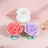 Molde de Silicona para Vela con Aroma a Rosa, Adornos Pequeños de Yeso, Decoraciones de Lujo para el Hogar, Molde para Hacer Jabón Artesanal