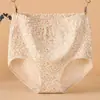 Calzones de Algodón Florales Cómodos de Talle Alto con Control de Abdomen y que Moldean las Caderas para Mujeres de Mediana Edad y Mayores