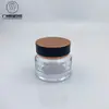 En stock juego de botellas de vidrio de alta gama de 120 ml - 50 g para loción, botella para crema de agua, botella para crema facial, juego de botellas para cuidado de la piel