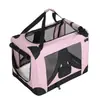 Jaula para Mascotas Jaula para Coche Perrera Tienda Mochila para Gatos para Salir Jaula Plegable Portátil Jaula de Carrera Habitación de Parto Teddy Dorado