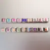 Pulseira Modular Italiana Personalizada Mais Vendida da Amazon com Estampa de Desenho Animado DIY Pulseira de Aço Inoxidável Feita à Mão