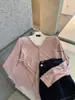 EN.EN Colección de Otoño: Camiseta de manga larga, cuello en V, color liso, minimalista, versátil, adelgazante, amigable con la piel, suave, estilo coreano para mujer, E11027