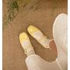 Zapatos Versátiles de Hebilla Oculta y Tacón Bajo para Primavera y Otoño con Lazo 2025 Zapatos Franceses Mary Jane de Boca Baja Rebaja de Liquidación