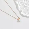 Collar de Conejo de Perla Estilo Ins Elegante y con Estilo Cadena para Clavícula de Mujer Moda Simple Versátil Año del Zodiaco Lindo Colgante de Conejo