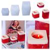 Molde Triste de Goteo de Pegamento 3 Superficie de Corte Candelabro Molde de Silicona Adornos Amazon diy Venta Caliente