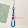 Nuevo Lanyard para Teléfono Móvil de Flor de Dibujos Animados Anti-Pérdida Creativo para Muñeca Cuerda de Nylon Llave Colgante Hebilla Cadena Corta para Mano