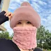 Chapéu Feminino Inverno 2024 Novo Quente Ciclismo À Prova de Vento Máscara Protetora Frio Espessada Pescoço Protetor Manga de Pescoço