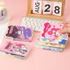 Caderno Pequeno em Formato de Desenho Animado para Crianças e Estudantes, Caderno Fino e Fofo, Bloco de Notas Fofo para Meninas, Sanrio