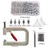 Máquina Manual de Clavar Perlas Juego de Clavado de Garra Hueca para Perlas Accesorios Portátiles de Presión Manual para Perforación de Perlas DIY