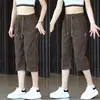 Comercio Transfronterizo Pantalones Casuales para Hombre Transpirables Casuales Elásticos de Tiro Alto Cortos de Moda Versátiles Shorts de Raya Meteoro Shorts Modernos para Hombre