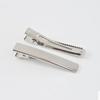 Pinza cuadrada para pico de pato, pinza de cocodrilo plateada avanzada, pinza para flequillo, accesorios de bricolaje, horquilla, accesorios para el cabello