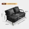 Sofá de tela de un asiento para sala de estar, nuevo modelo 2024, adecuado para apartamentos de alquiler y espacios pequeños, sillón sofá pequeño modular de línea recta con tela tecnológica