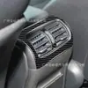 Adecuado para 05-07 Mercedes-Benz Clase C Panel de Pegatina para Ventilación Trasera de Escape de Fibra de Carbono para Interior de Coche