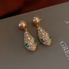 Set de Collar y Pendientes Flor de Diamante Vintage de Segunda Mano Lujo Accesible Cadena Alta para Clavícula Collar Estilo Palacio para Mujer