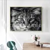 Pintura de diamante 5D transfronteriza nueva DIY diamante completo serie animal Patrón negro gato pintura decorativa fábrica al por mayor suministro de comercio exterior