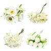 Flor Artificial Bege 90 Galhos Miolo da Flor 1mm Estames de Flor de Chiffon Frutinhas Pequenas Material DIY Feito à Mão Flor Envolvida Acessórios Soltos