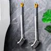 Cepillo de inodoro de doble cara para uso doméstico, para limpiar inodoros y retretes sin rincones muertos ni huecos, cepillo de inodoro montado en la pared, venta al por mayor