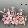 Nuevos Arreglos Florales de Piso para Decoración de Bodas, Arte Floral para Bodas, Arreglos Florales para Escenario en T, Arreglos Florales de Bienvenida para Hoteles