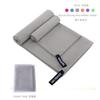 Toalla deportiva de secado rápido en stock, toalla de baño absorbente para exteriores transfronteriza de generación rápida de cabello, toalla de microfibra con logotipo.